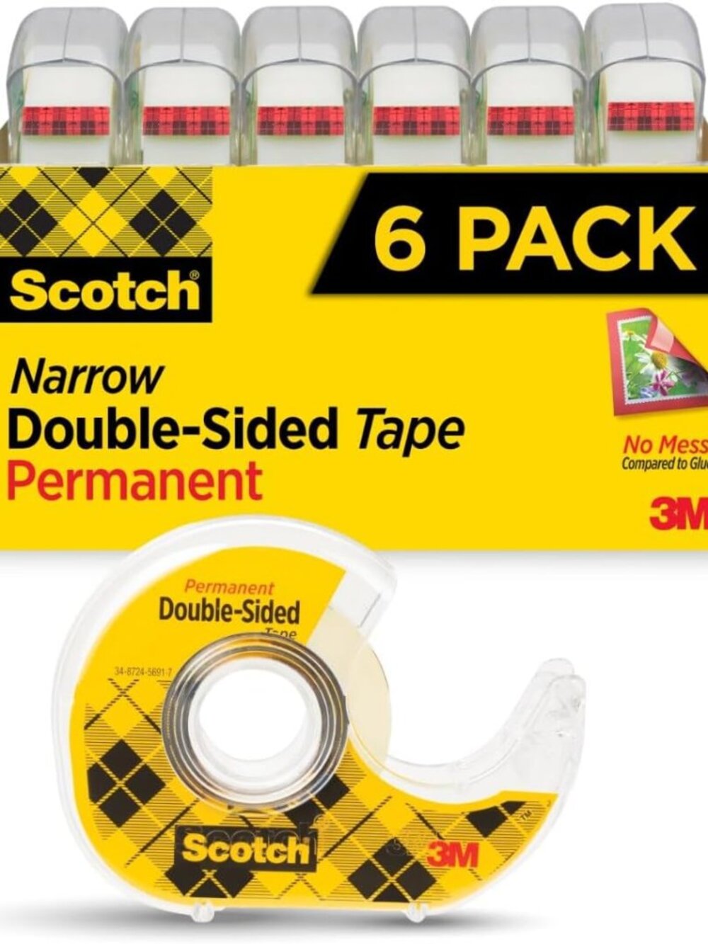 Permanent Double Sided Tape, Card Making and Holiday Scrapbooking Supplies, Alte
